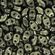 Matubo MiniDuo Beads 4x2.5mm Polychrome - gold rush